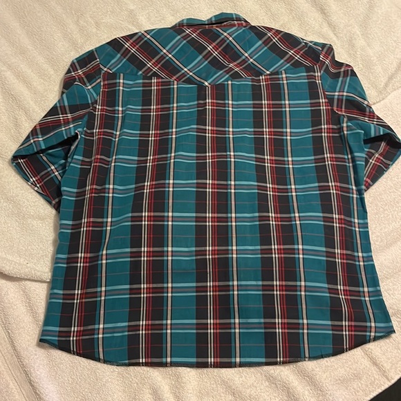 Wrangler Western Pearl Snap Button Down XL shirts - Picture 2 of 3
